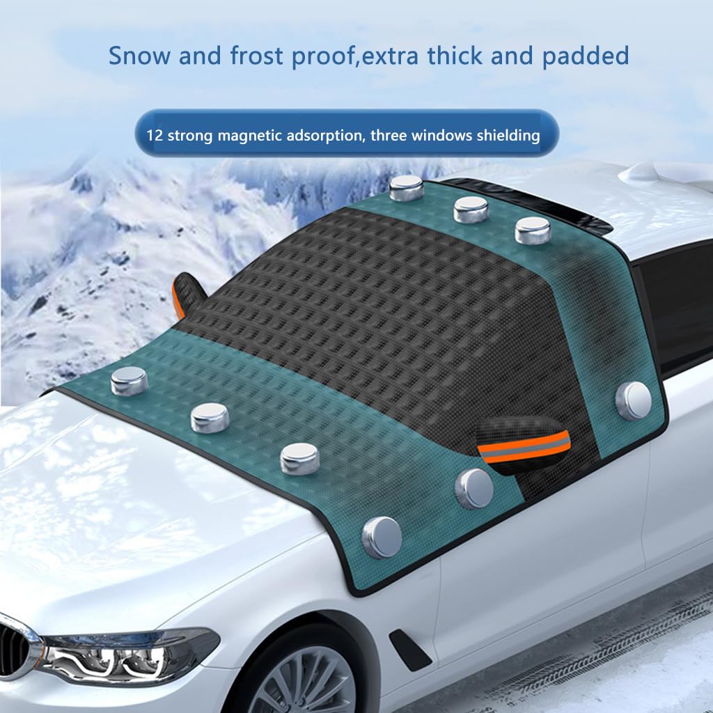 Autovoorruitafdekking, voor Opel Mokka/Mokka X 2012-2020-beschermende vorst gevallen bladeren lekvrij stofwaterbestendig in winterijs