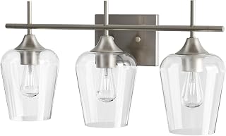 VONLUCE 3 Light Bathroom Vanity Light Fixture,Brushed Nickel