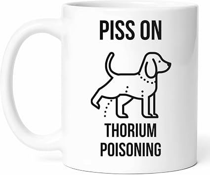 Thorium Poisoning Recovery Mug - Detox Coffee Cup - Health Advocate Funny Gift From Friends - Chemical Tea Mugs - Radiological Awareness Cups - 11 Oz Ceramic Gifts For Victim Birthday, Him, Her