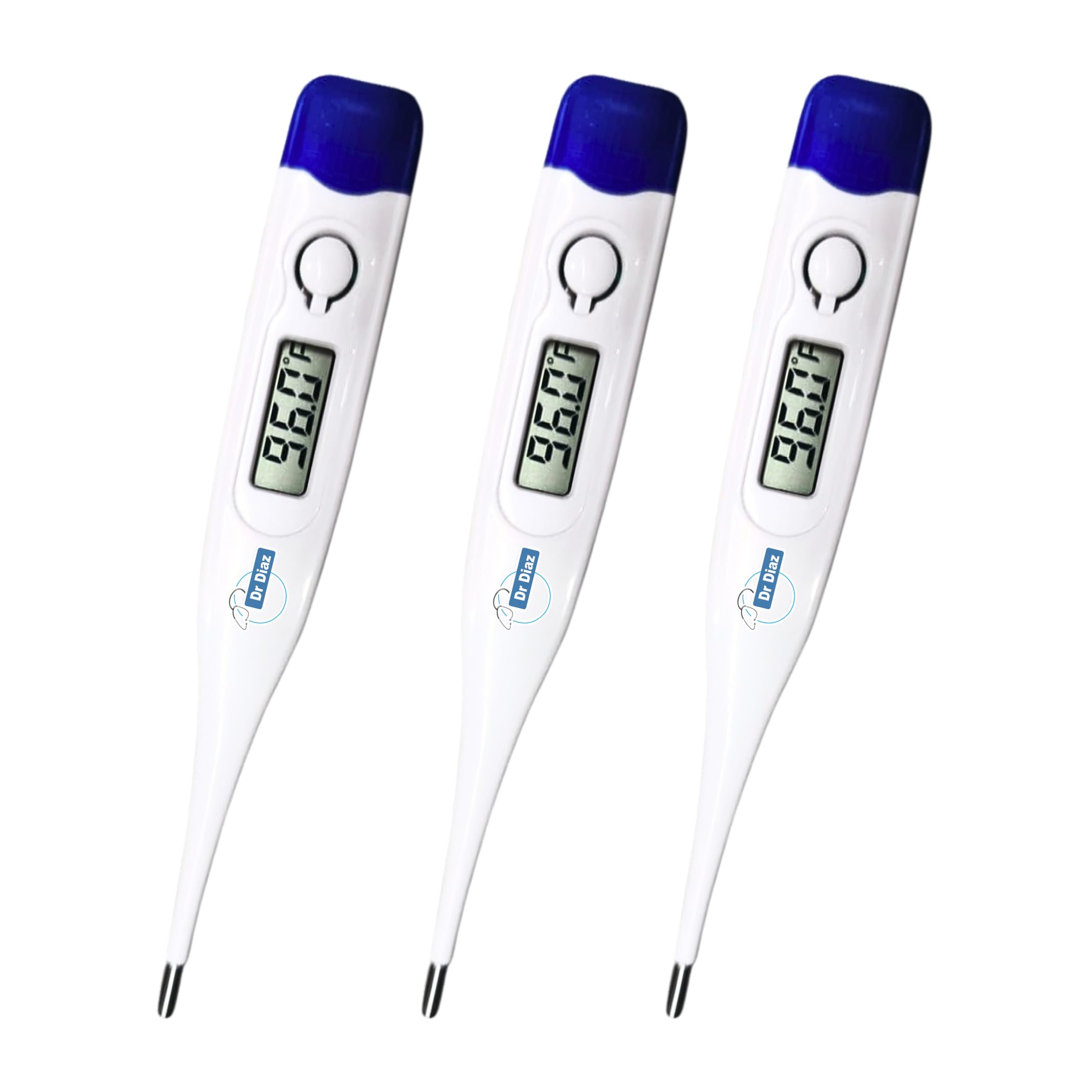 Dr Diaz DT-01 Digital Thermometer for Body Fever check with One Touch Operation Quick Measurement for Testing Kids Adults & Babies Temperature Thermometer (Pack of 3)-image-14