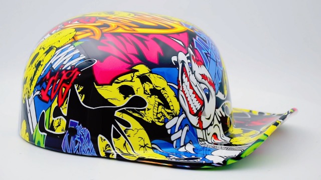 Yesmotor Baseball Motorcycle Helmet Half Cap for Bike Cruiser Chopper Moped Scooter- Dot Approved (Blue, M) : Automotive