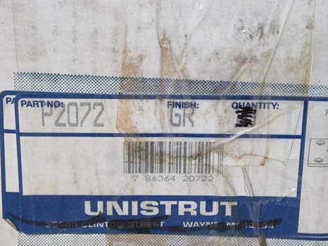 Unistrut P2072 GR 7 Hole Post Base P2072GR (Pack of 8)