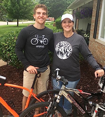 Roadbike Unplug Long Sleeve Shirt Mens & Womens Poly Spandex High Performance Longsleeve with UPF 502