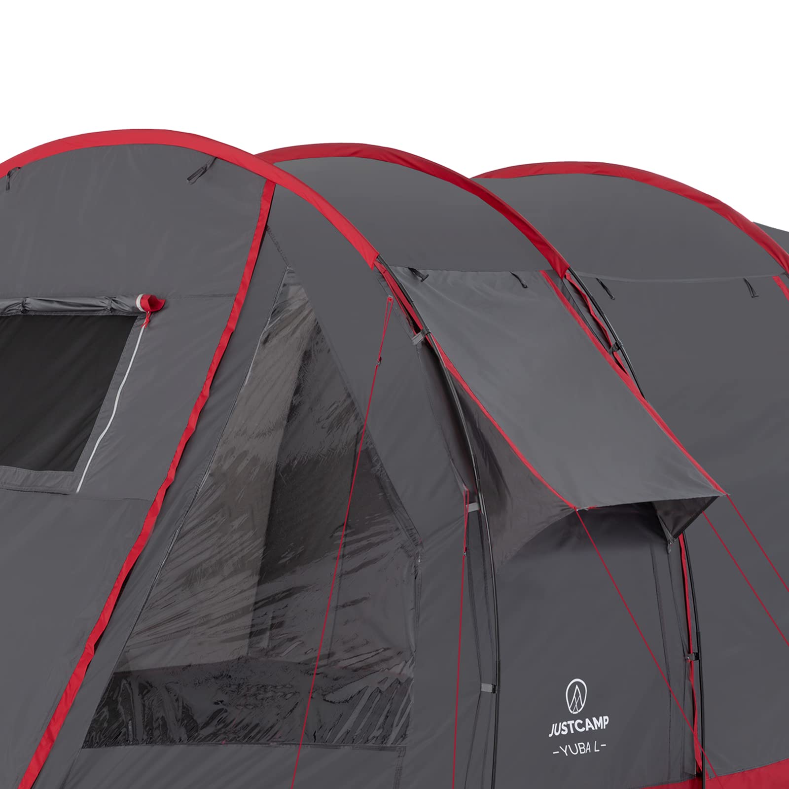 JUSTCAMP Yuba Avance Bus con Altura de pie, Tienda de túnel de autobús, toldo Adecuado para autobús, Furgoneta, Caravana; Tienda Familiar 4, 5 Personas