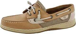 Topsider Women's Rosefish Boat Shoe Linen/Oat 7 Medium US Brown