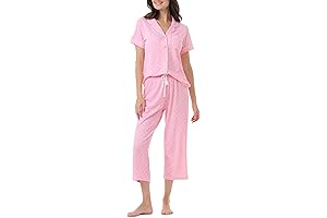 Karen Neuberger 2-piece Women's Plus Size Capri Gf Pajama Set
