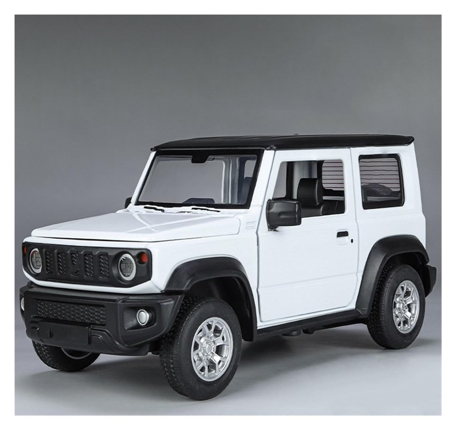 MOCALUX Scale Die-Cast Model Car 1:24 For Suzuki For Jimny Diecast Metal Alloy Car Model Hobby(White)