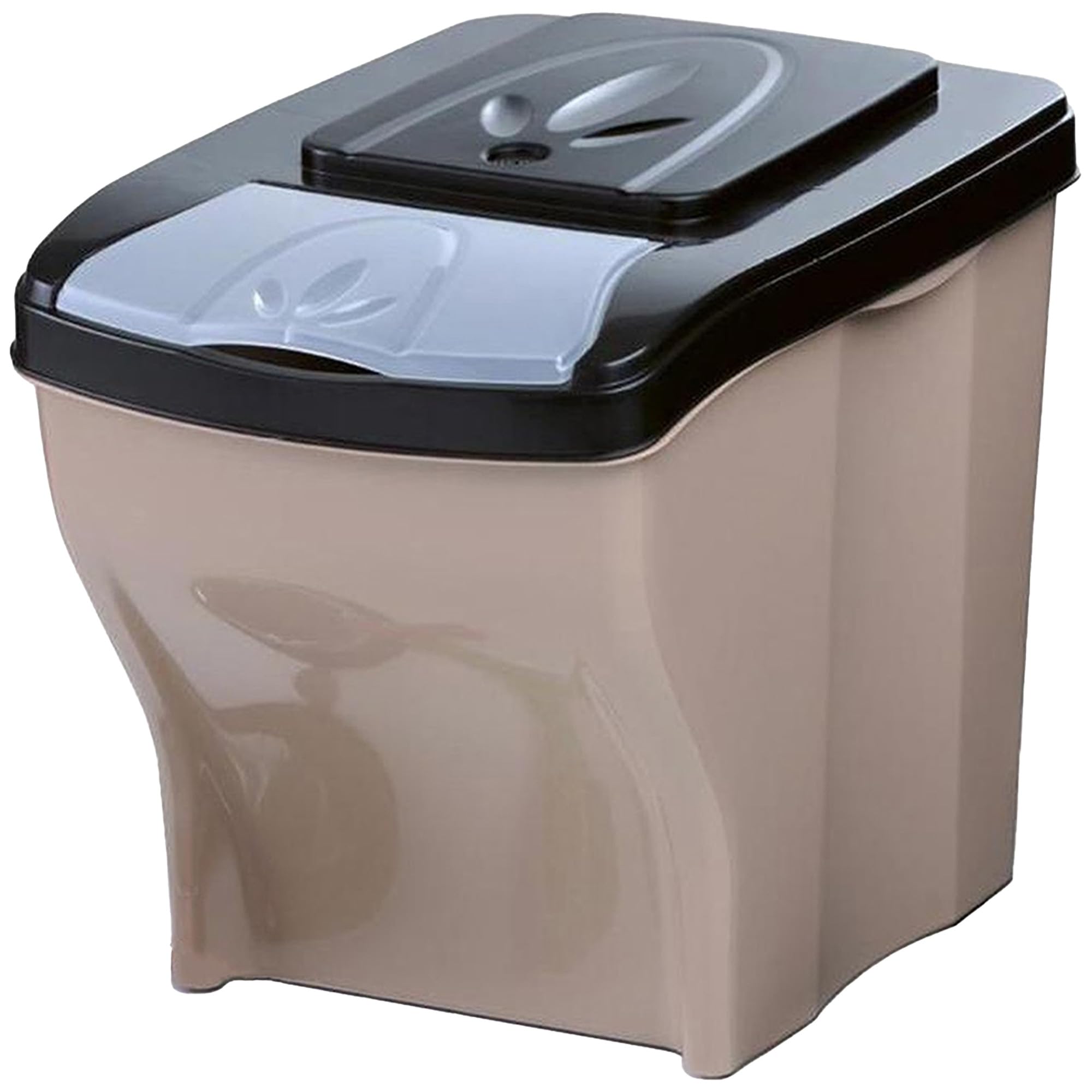 Sicignano | Contenitore Porta Crocchette per Cani Gatti, 3 Pezzi x 20 lt, Portata 3x10 kg, con Coperchio - Igienico, Occupa Poco Spazio - Componibile, Sovrapponibile, Impilabile