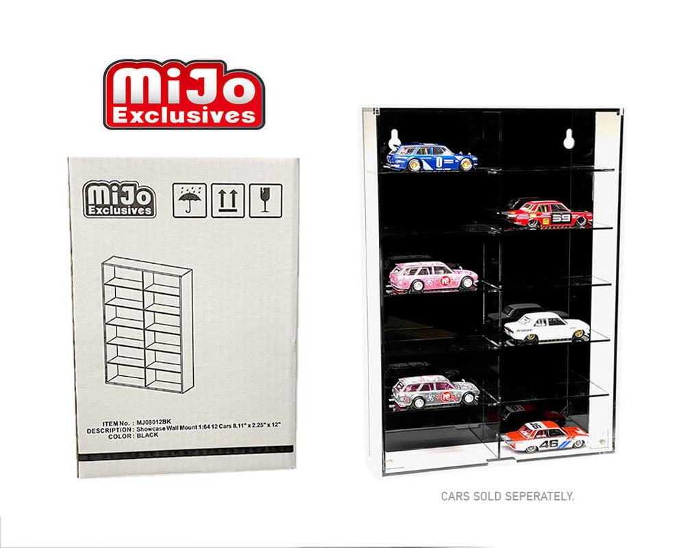 Amazon.com: MiJo Exclusives Showcase Wall Mount 1:64 12 Cars 8.11