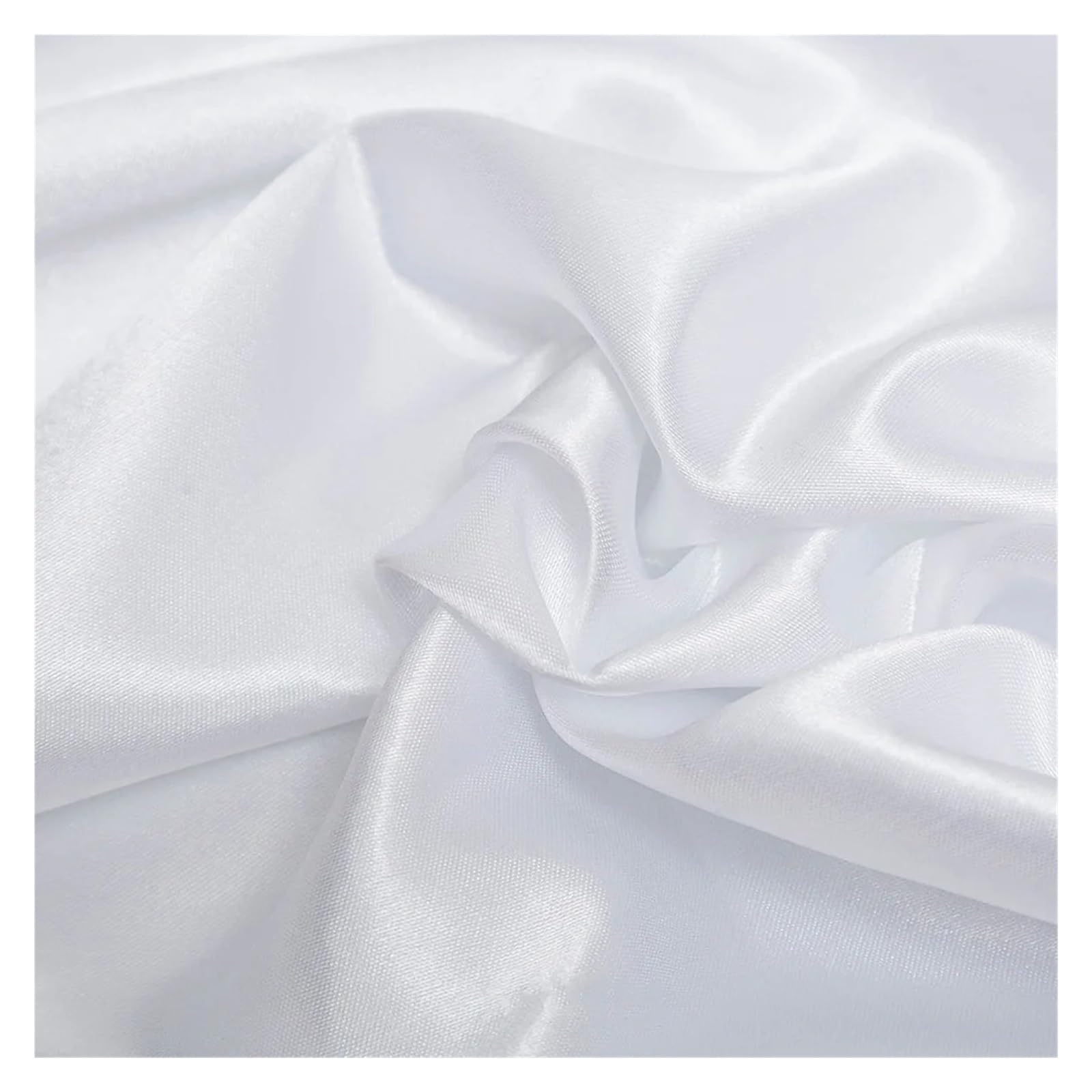 Silk Satin Fabric Multicolor 100x150cm for Sewing Costume Skirt Lining Wedding(Color16)