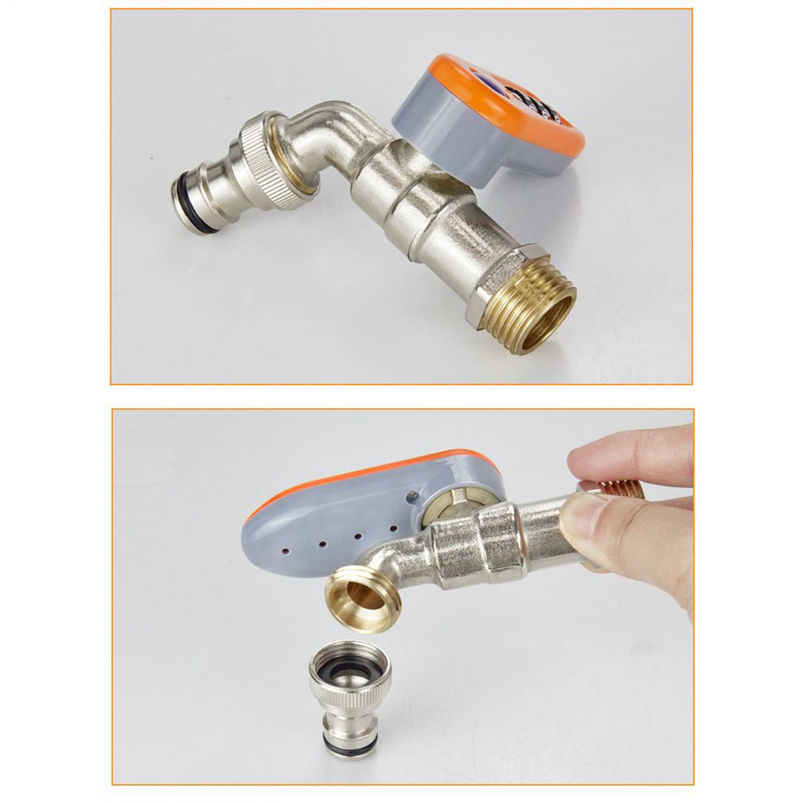 Bloccaggio Rubinetto Esterno | Serratura a Combinazione Antigelo per Rubinetti da Esterno | Dispositivo per Valvola 'Acqua, da Giardinaggio per Fattoria Ristorante Casa Appartamento