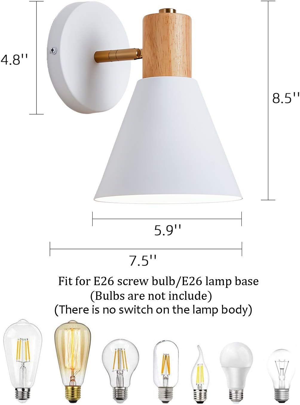 Amаzоn Crаzу 🔥 Dеаlѕ Wall Sconces Lighting Fixture,White Angle Adjustable Bedside Wall lamp for Industrial Bedroom, Bathroom Sink Lighting for Bedroom Hallway Living Room Set of Two (2Pack-White)