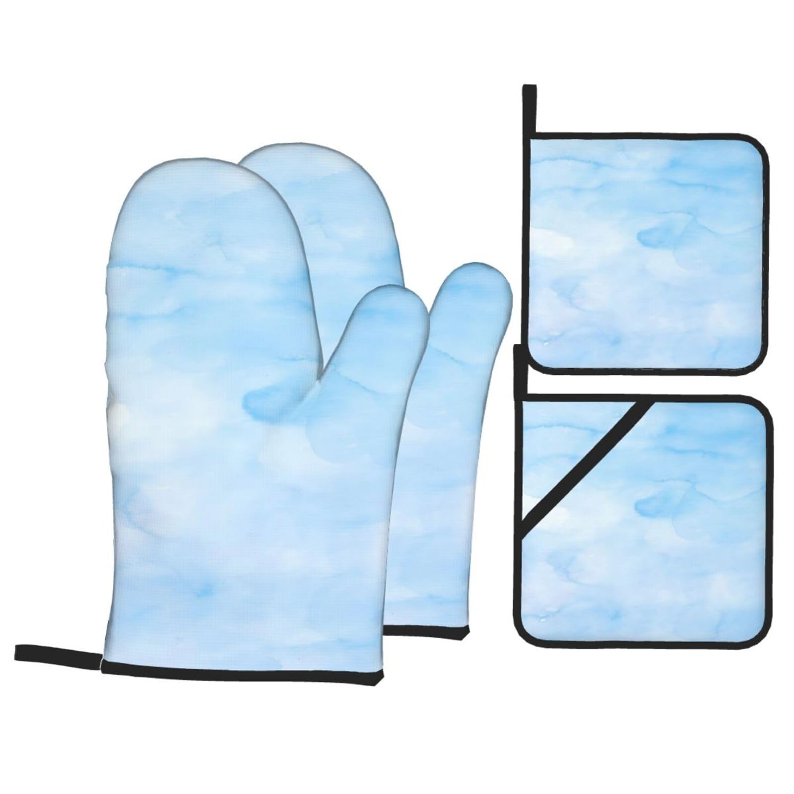 Maniques de Cuisine Gants de Cuisson Lavable en Machine Facile a Nettoyer