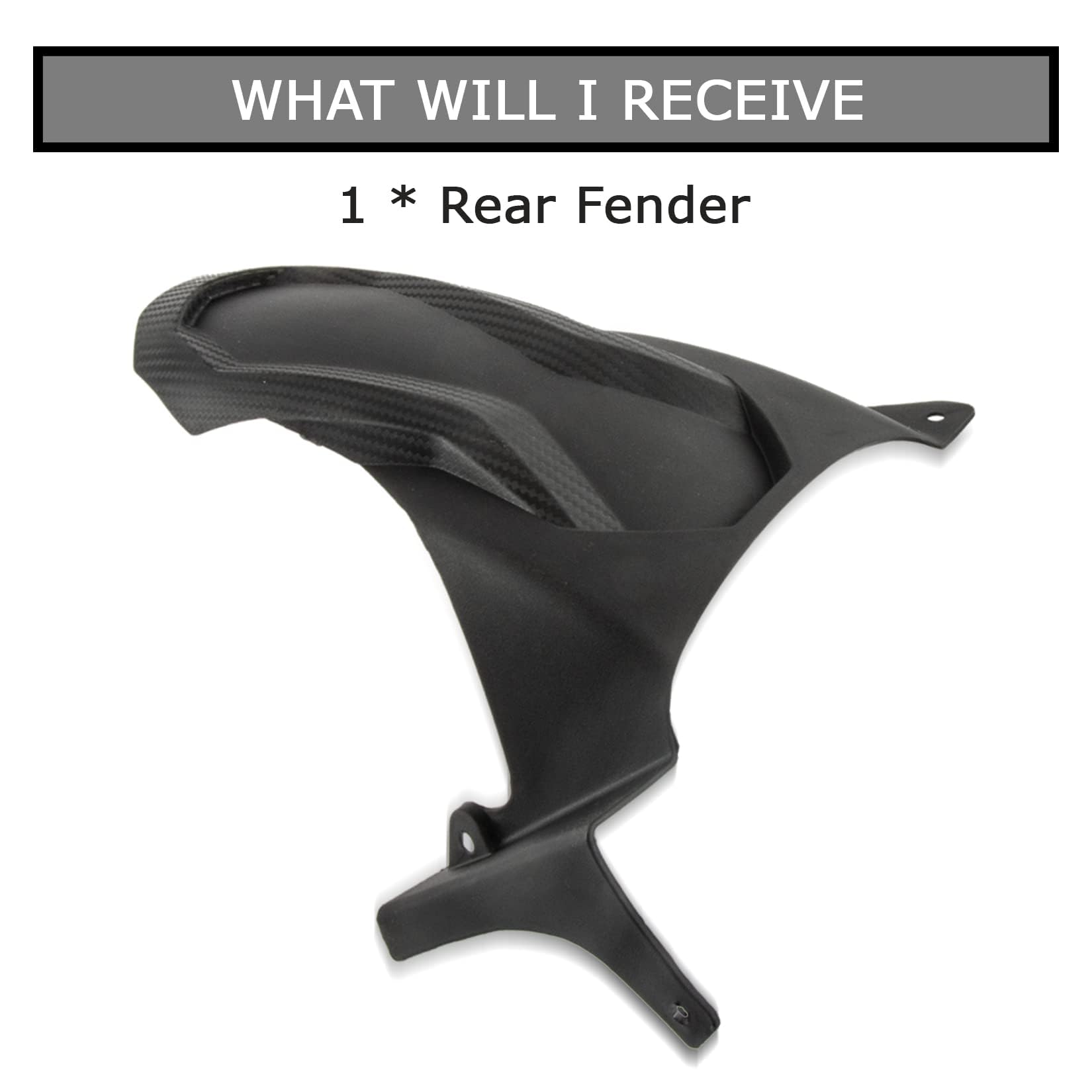 Kotflügel hinten Schutzblech Spritzschutz PSLER für Yamaha TMAX 530 2017-2019 TMAX 560 2020-2024