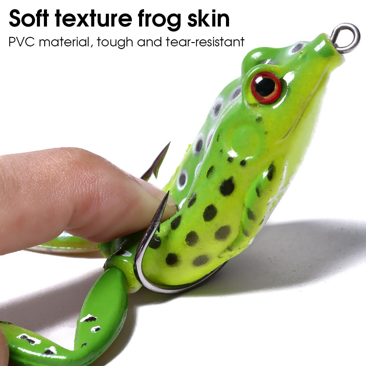 Pack combo leurres de pêche leurres grenouille marchante et pop n