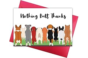 Cute Dog Thank You Cards Gifts for Women Men Owner