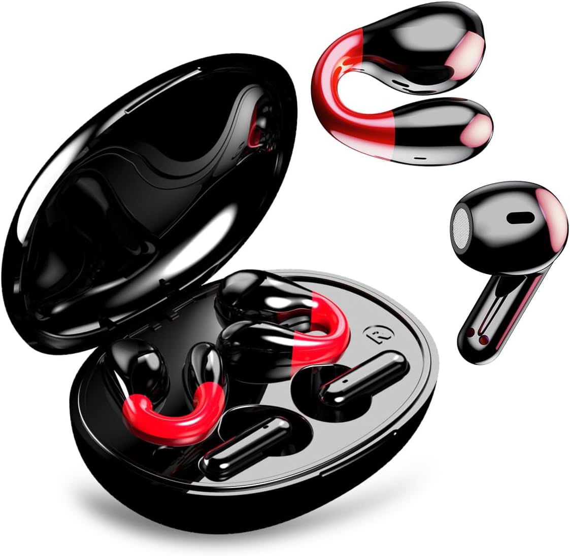 ZJXD Wireless Earbuds Bluetooth, Dual Set (In-Ear & Ear-Clip), Wireless Headphones Bluetooth 5.3 Ear… ZJXD Wireless Earbuds Bluetooth, Dual Set (In-Ear & Ear-Clip), Wireless Headphones Bluetooth 5.3 Ear…