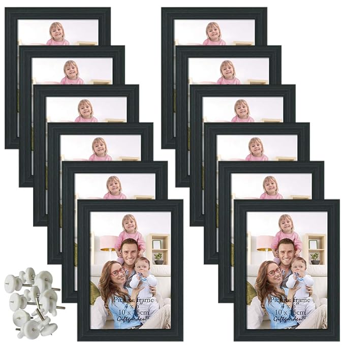 Buy Giftgarden 4x6 Picture Frame Black Photo Frames for Wall or