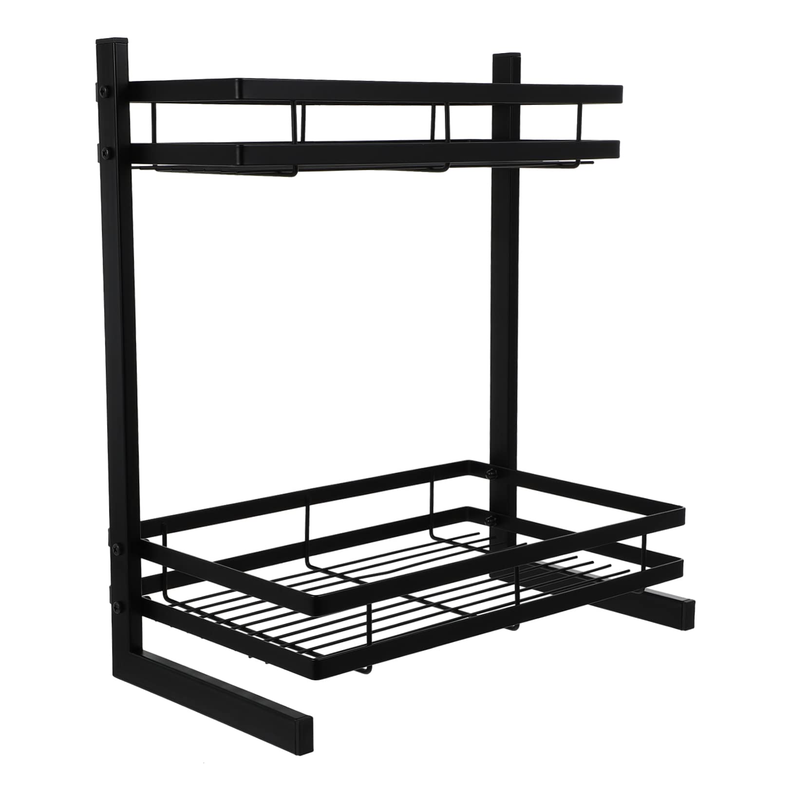 Cabilock Mensola Portaoggetti Per Spezie Organizer Per Armadietti Da Cucina Rastrelliera in Ferro Per Utensili Da Cucina Portabottiglie Per Spezie