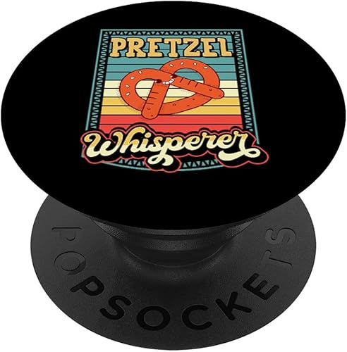 Pretzel Whisperer estilo retro vintage festival de Oktoberfest PopSockets intercambiables PopGrip Pretzel Whisperer estilo retro vintage festival de Oktoberfest PopSockets intercambiables PopGrip