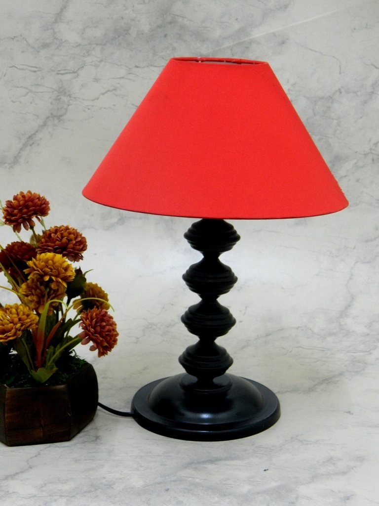 contemprary Table lampwith red Shade (B06XWBWWWF) Amazon Price History, Amazon Price Tracker