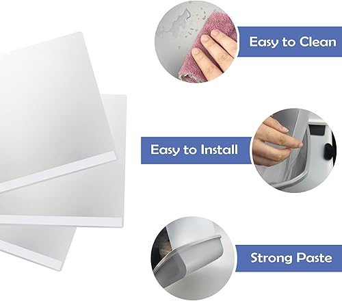 Miniatura 8 de Paquete de 6 protectores de arena para gatos de gran tamaño, fácil limpieza, esmerilado de lado alto, protector contra salpicaduras para orina de