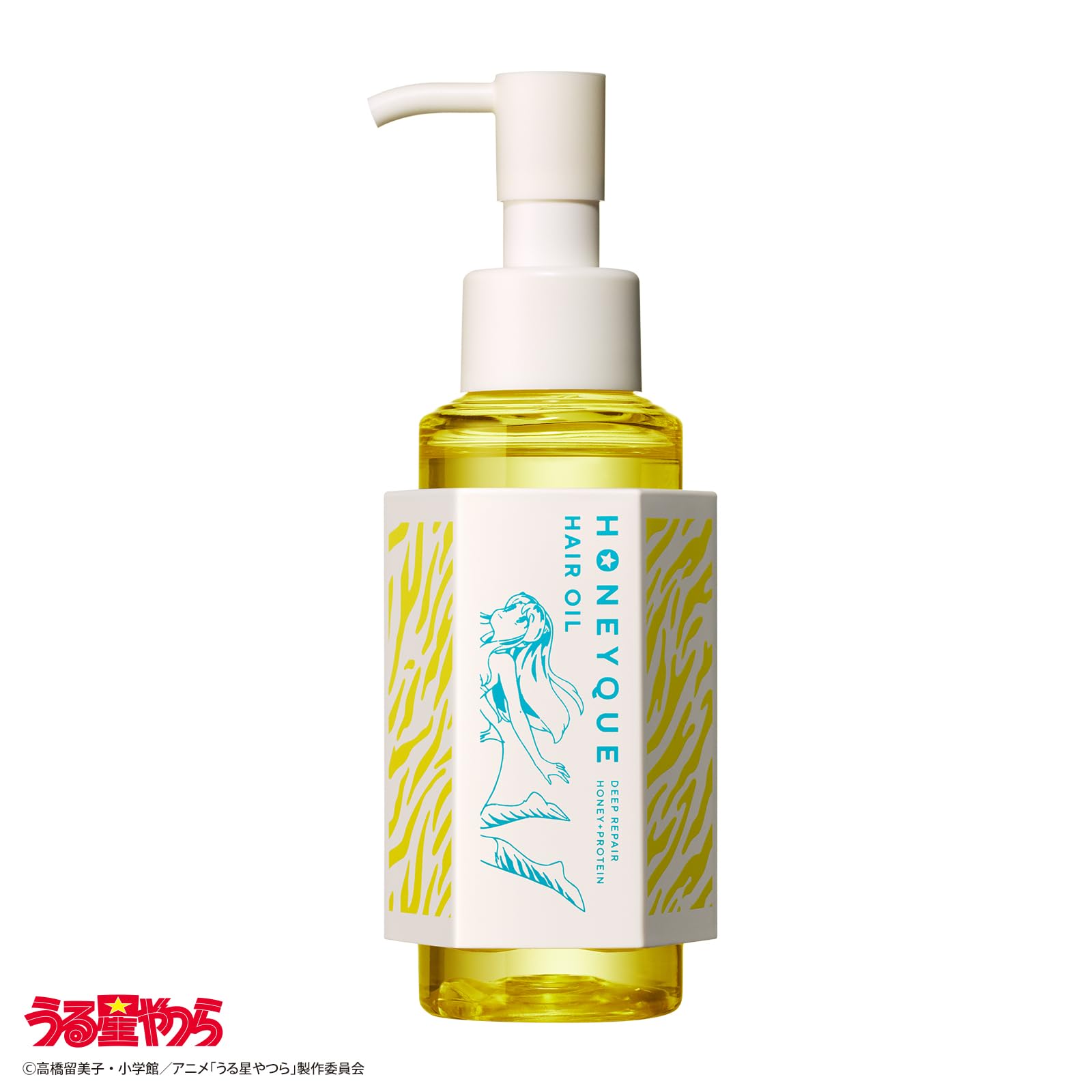 HONEYQUE 数量限定 うる星やつらデザイン　4セット　ヘアオイル Amazon.co.jp: ハニーク ディープリペア カスタムヘアオイル