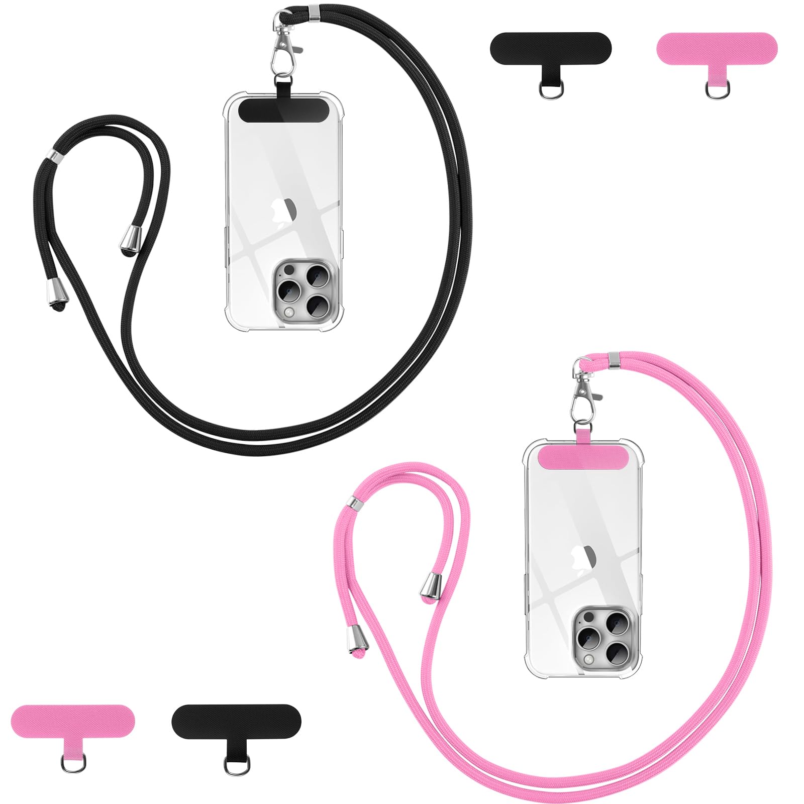 Collier Téléphone Nylon Sport Cordon Tour De Cou Téléphone Vauki - Dragonne Réglable Nylon Pour Smartphone Dragonne Téléphone