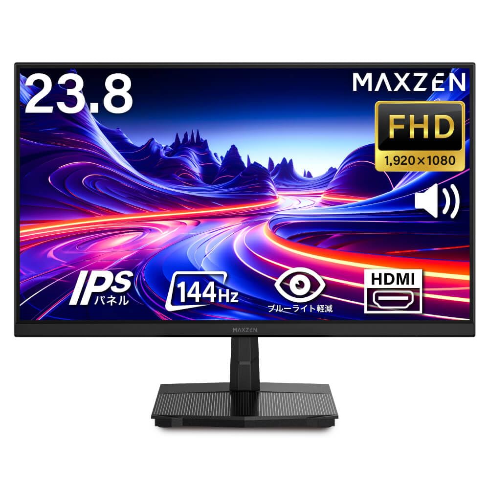 Amazon.co.jp: MAXZEN モニター 23.8インチ 144Hz FHD pcモニター
