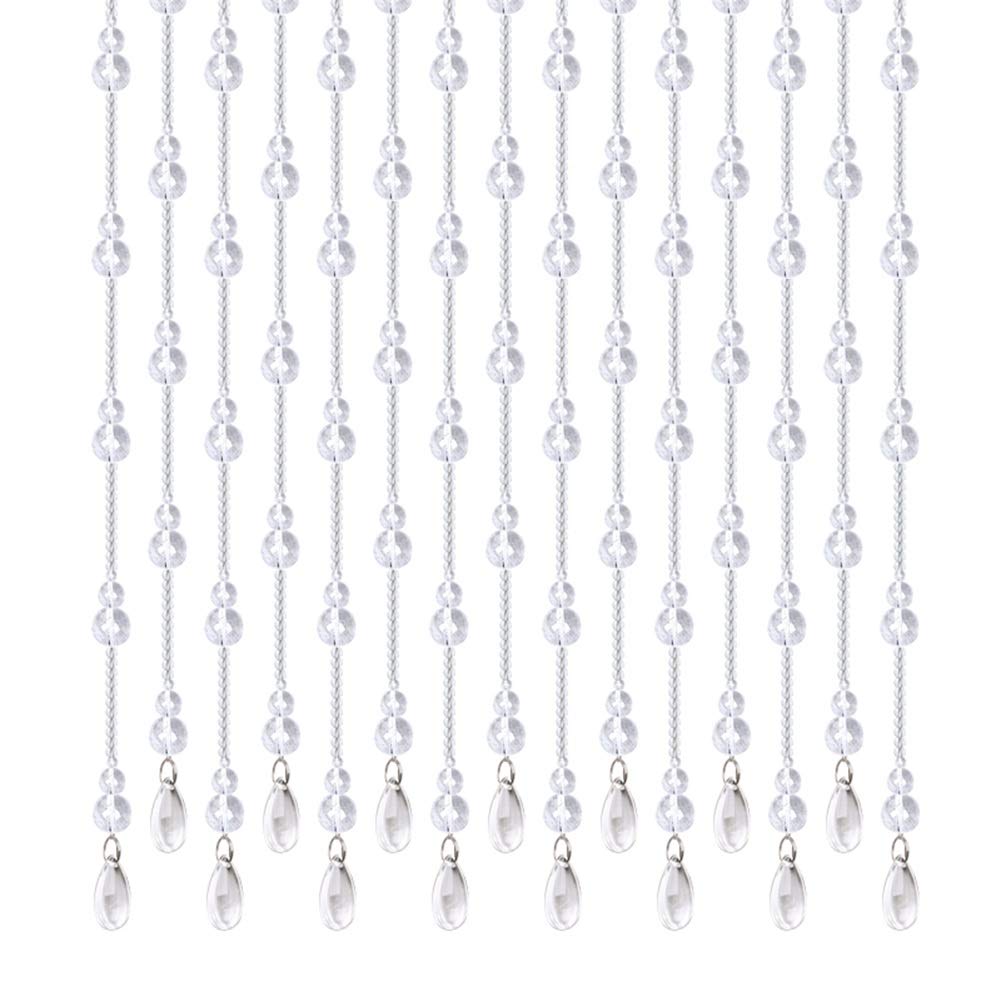 Rideau en cristal clair pour placard et salon : créez une ambiance cosy