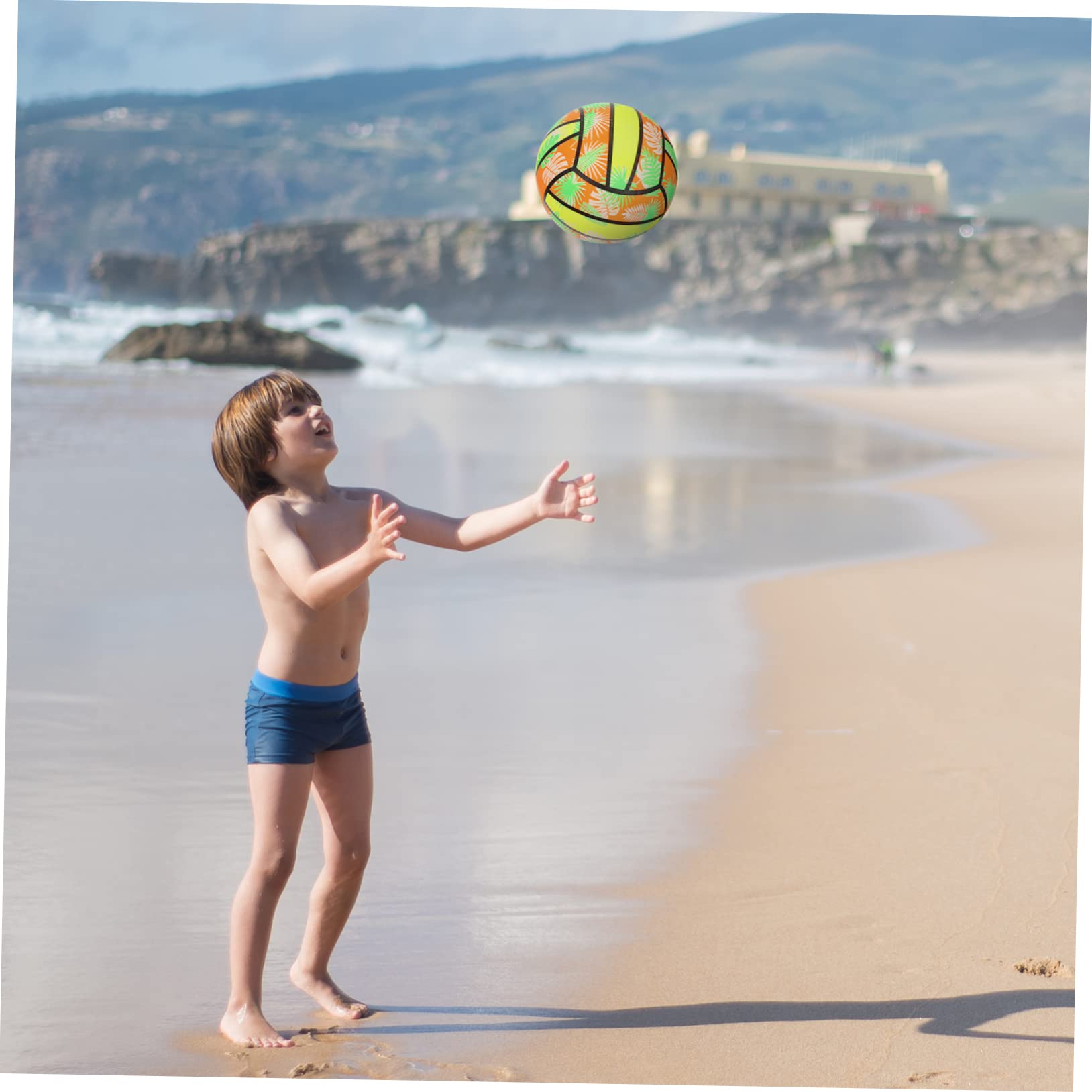 YARNOW 3 Pezzi Pallone Gonfiabile Pallavolo Spiaggia E Piscina 8.7 Pollici Giocattolo Estivo Leggero Portatile Accessori Per Feste E Attività All'Aperto