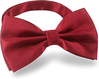 TORMEN Men Bow Tie Classic Bowtie Formal Pre-Tied Adjustable Length