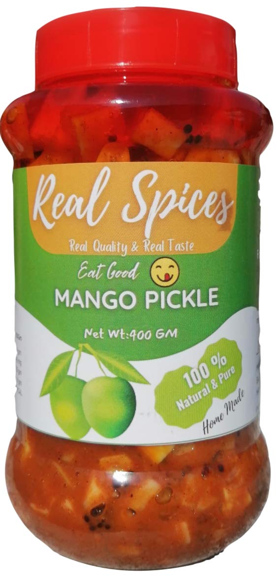 Real Spices Home Made Kerala Mango Pickle 400 Grams (No Preservatives Added) / Rs. 199 (B08PC87D14) Amazon Price History, Amazon Price Tracker