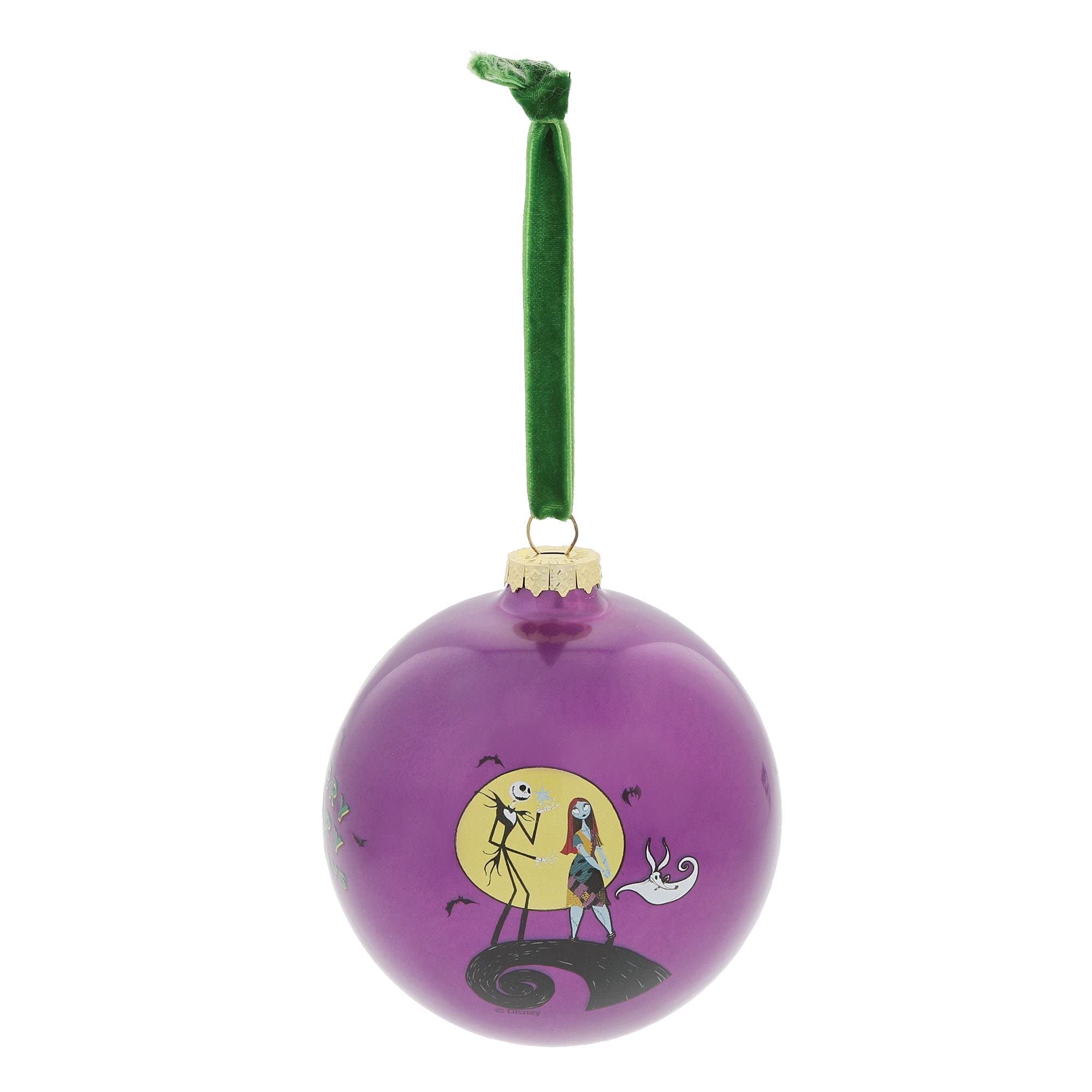 Enesco Multicoloured Enchanting Disney Collection Festive Frights Bauble