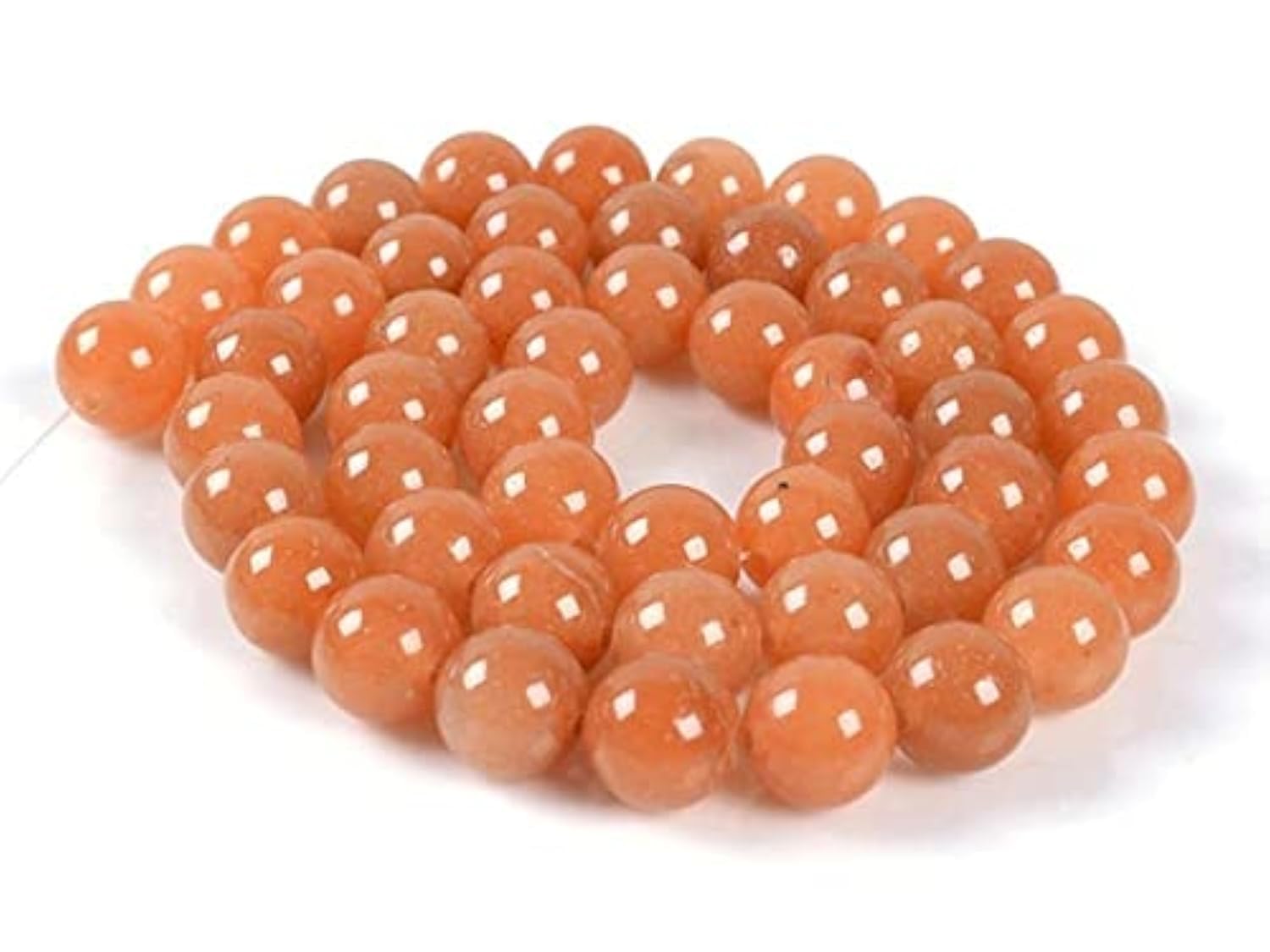 Aventurine orange 8mm perles rondes naturelles LKBEADS pour bijoux