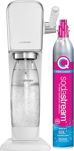 Miniatura 11 de SodaStream Art - máquina para hacer agua con gas (azul niebla) con CO2 y botella apta para lavavajillas Negro