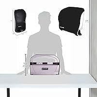 Vista 2 de San Jamar Clásico Perla Negra Set – Dispensador Híbrido de Jabón y Desinfectante (900 ml), Dispensador de Cubierta de Inodoro, y Dispensador