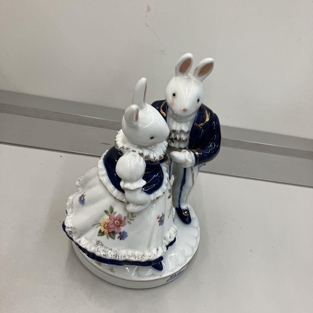 陶器製フィギュアオルゴールセット 6体 Amazon | レトロ セキグチ ブルーベルベット 陶器製 オルゴール