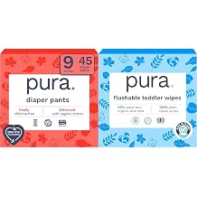 Pura Bundles of Joy - Toddler Pack - Size 9 & 600 Wipes