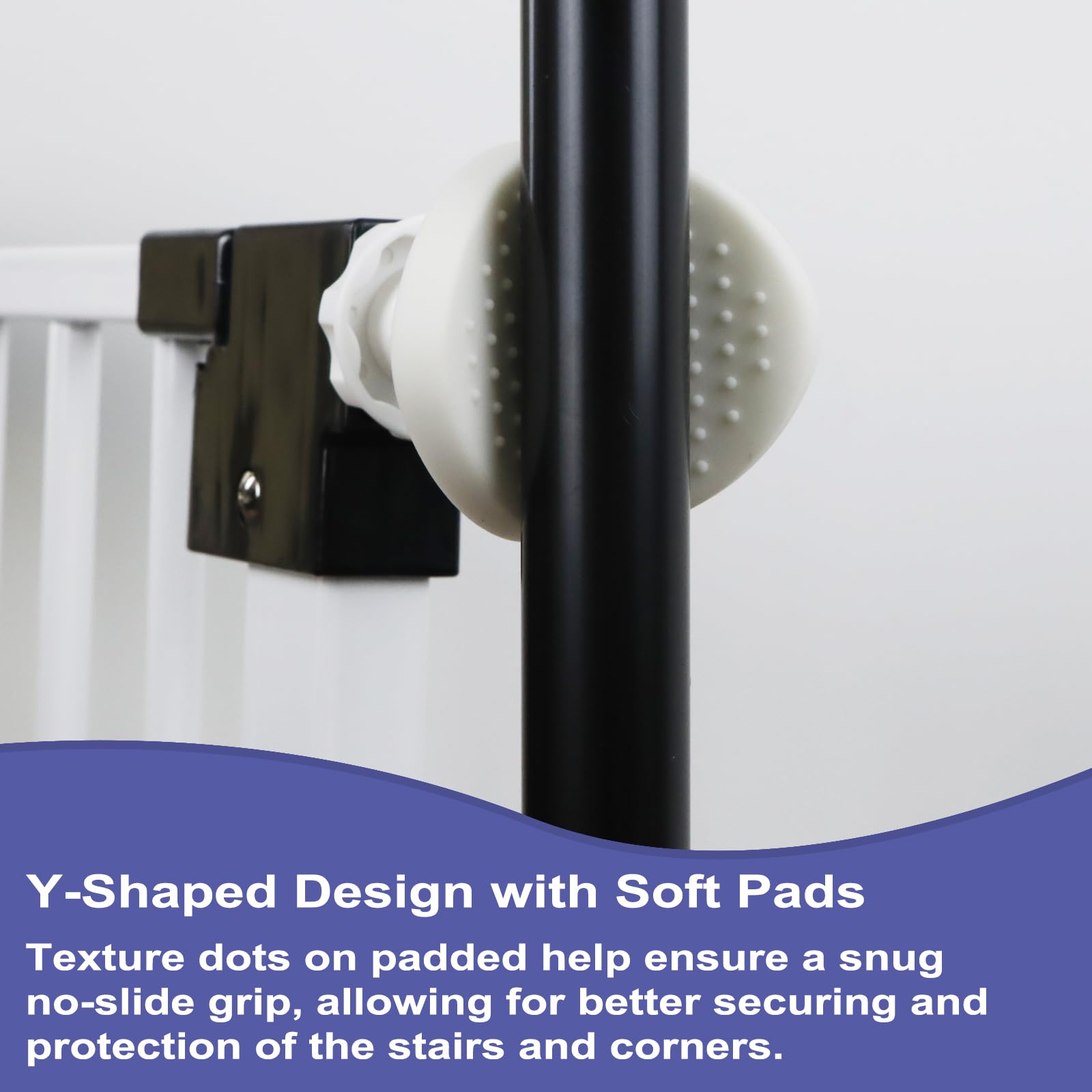 Adapter balustrady do bramy dla niemowląt (2 szt.) uniwersalny sprzęt do montowanej ciśnieniowo bramy dla niemowląt do schodów balustrady na ścianę, części bramy dla niemowląt, bramka schodowa, dla