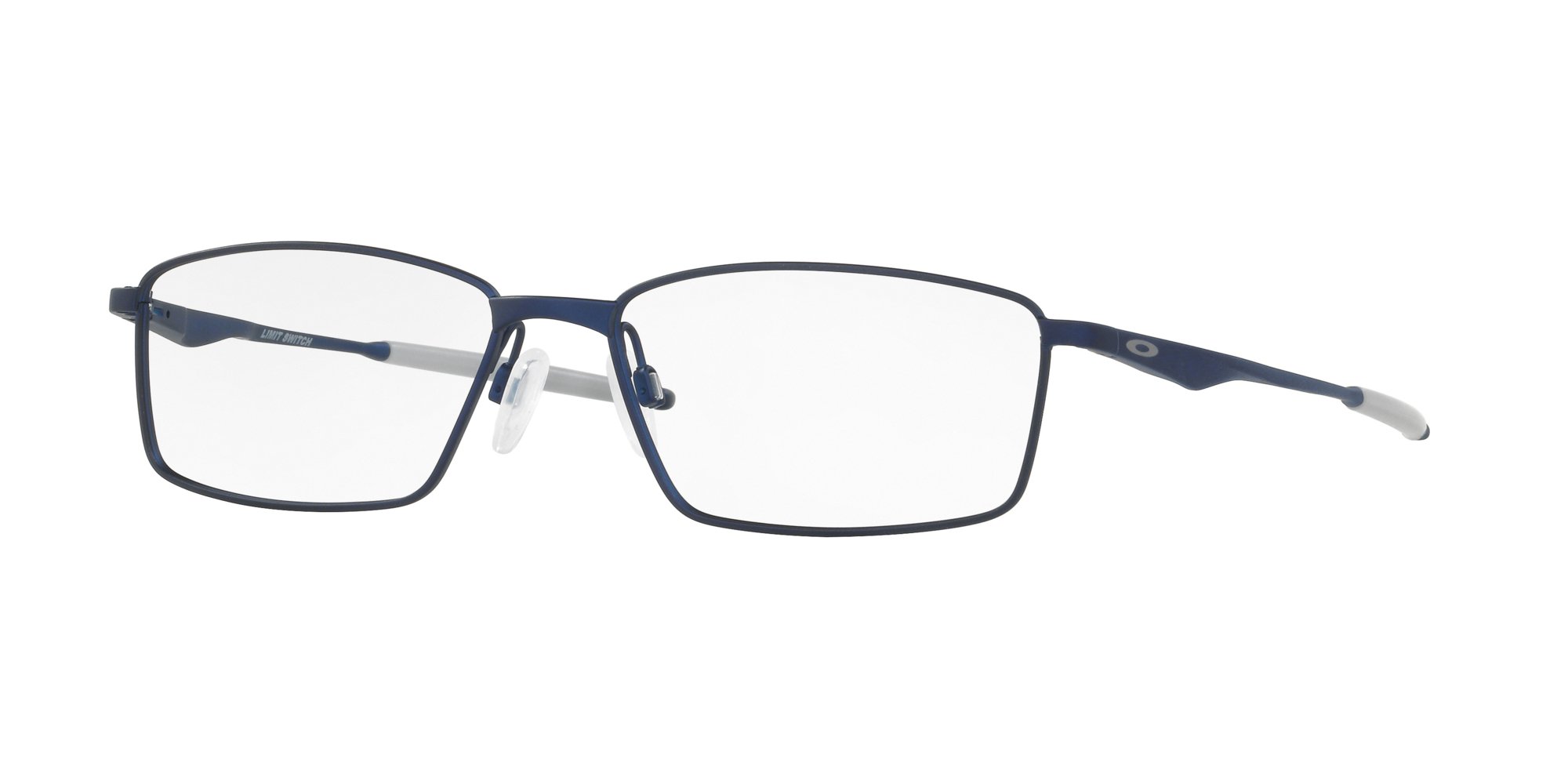 Oakley Men's Ox5121 Limit Switch Rectangular Prescription Eyeglass Frames, Midnight Blue/Demo Lens, 55 mm