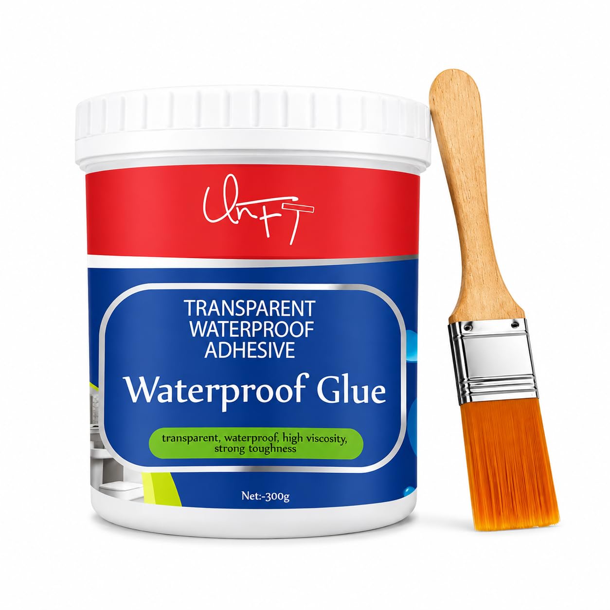 Crack Seal Glue 900gm with Brush Transparent Waterproof Resin Epoxy for Roof Leakage Crack Seal Agent Roof Water Leakage Solution Water Proof Glue for Waterproofing-image-38