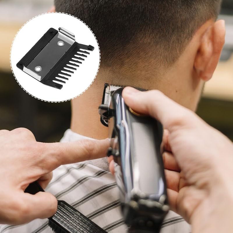 4 PCS Classic Scissor Limit Comb, 13mm Metal Rear Guide Plate, Paired with Hair Clippers for even Trimming and Quick Creation of Multiple Hairstyles.