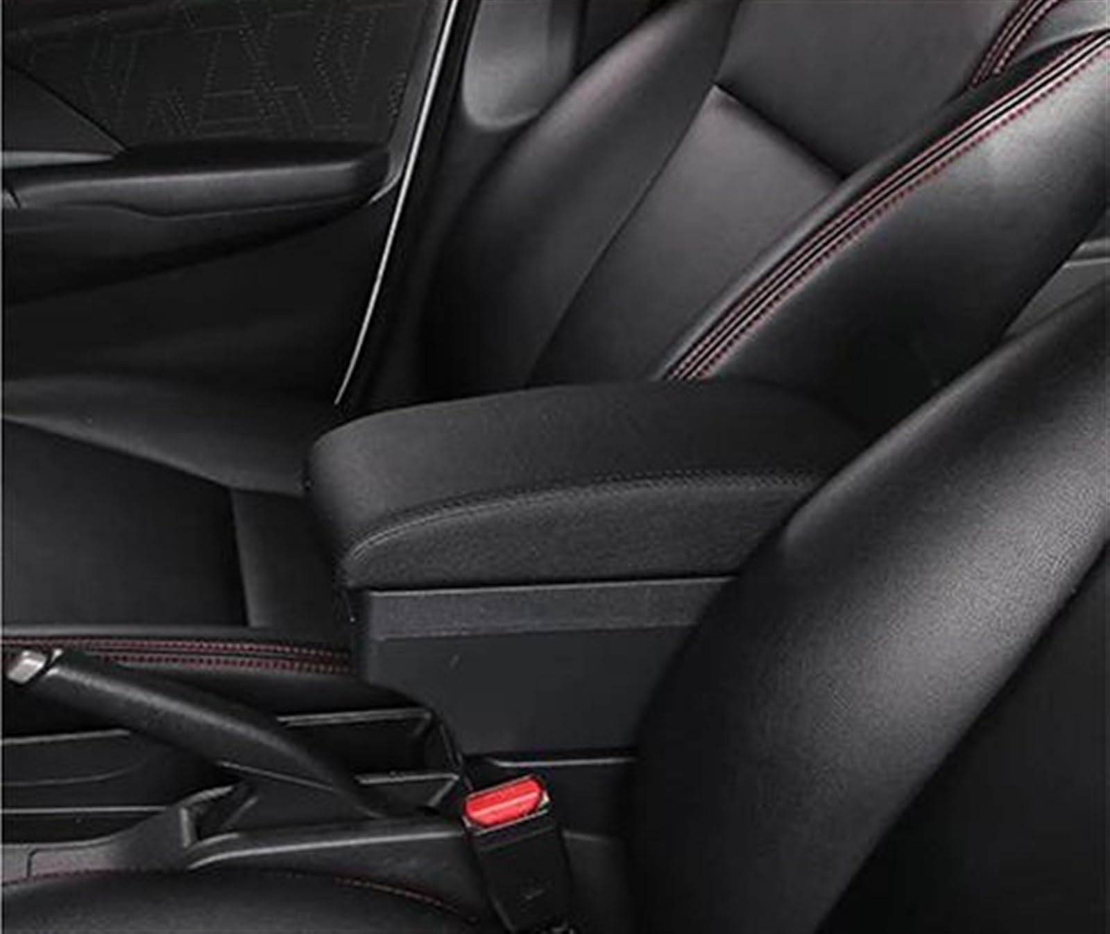 NOHEEU Car Center Console Storage Box Multifunctional Armrest Interior Accessories For SX4 2011-2022(C2 Black line 7USB)