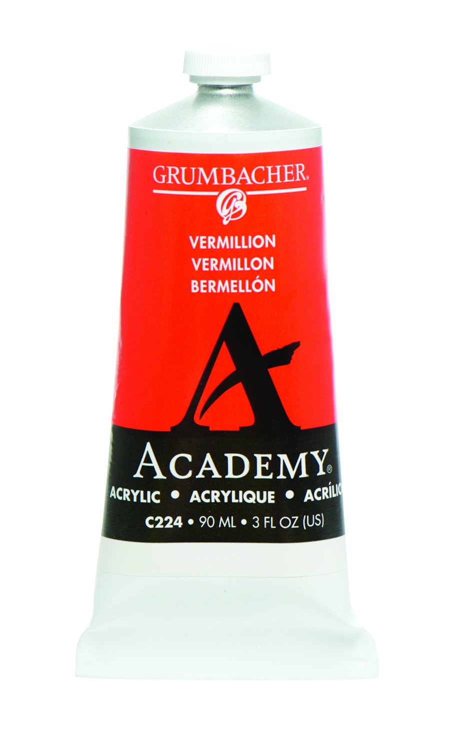 Grumbacher ACADEMY ACYL 90ML VERMILLION
