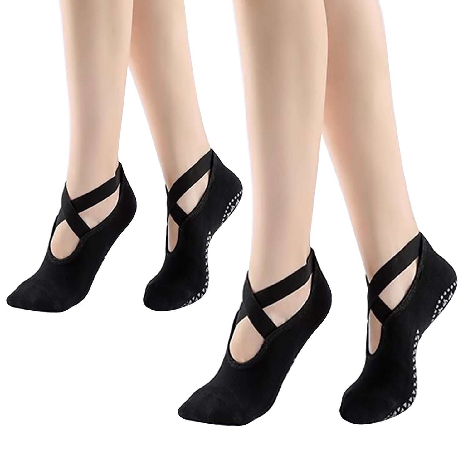 Coser ParadiseNon-Slip Yoga Socks for Women with Grips for Pilates, Ballet,Pure Barre, Barefoot Workout