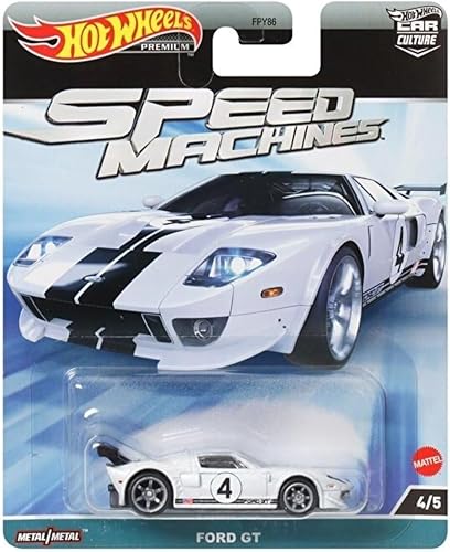 Miniatura 6 de Mattel HKC46 Hot Wheels Car Culture Speed Machine - Ford GT [3 años en adelante]
