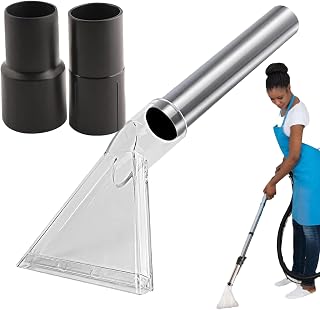 Vacuum Extractor Attachment, Heavy-Duty Transparent Carpet Cleaning Tool, Adorable Wipe Upholstery Cleaning Nozzle for Car Detailing and Dust Removal, 30.6 x 21.1 x 1 Inch