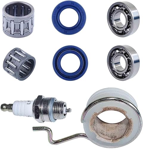 Miniatura 3 de Para Stihl MS210 MS230 MS250 021 023 025 para motosierra, kit de cojinetes de manivela, 9503 003 0340, 9638 003 1581