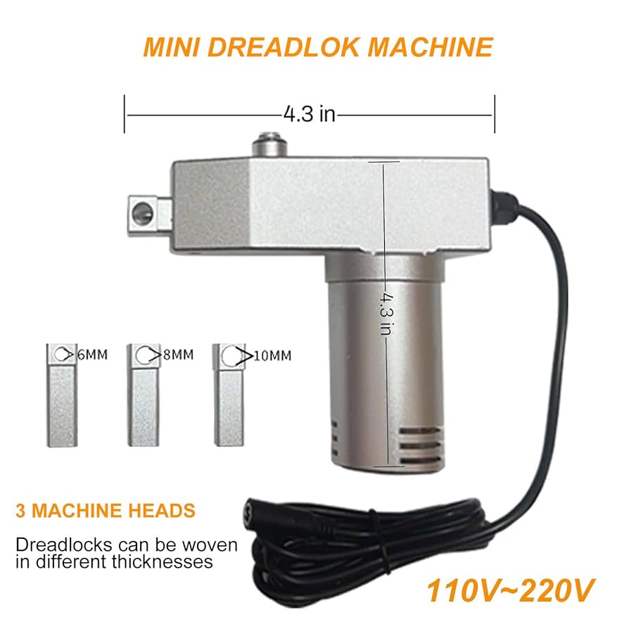 夏季限定値下げ中 電動ドレッドマシン Instant Locs Machine Amazon.co.jp: 電動ドレッドロックマシン、インスタントドレッド